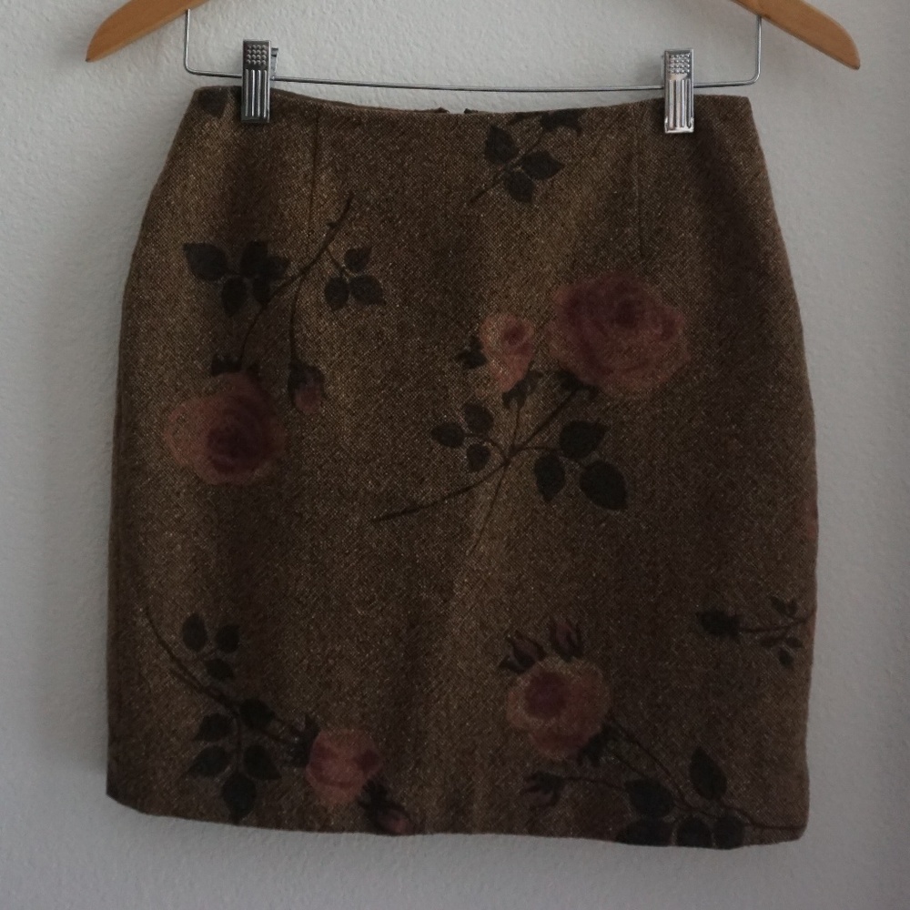 Floral Mini Skirt